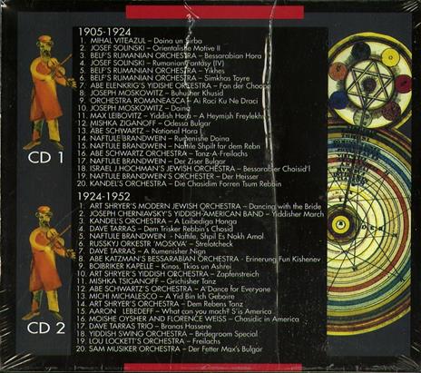 Yiddish, Hebrew & Kletzmer Anthology - CD Audio - 2