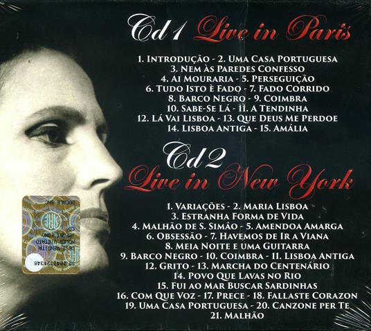 Em concerto. La reina del Fado ao vivo! - CD Audio di Amalia Rodrigues - 2