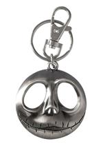 Portachiavi Nightmare Before Christmas. Jack Head With Bow Pewter
