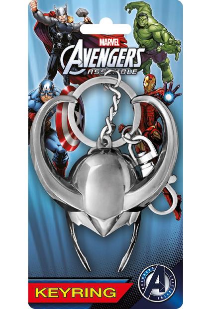 Portachiavi Avengers. Loki Helmet in Peltro