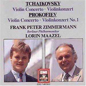 Concerti per violino - CD Audio di Sergei Prokofiev,Pyotr Ilyich Tchaikovsky,Lorin Maazel,Berliner Philharmoniker,Frank Peter Zimmermann