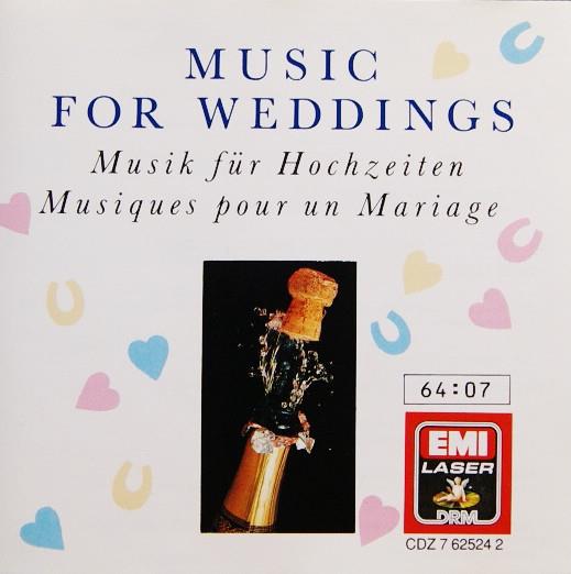 Music For Weddings - CD Audio