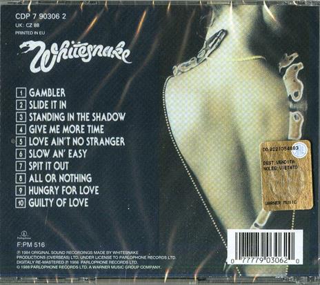 Slide it In - CD Audio di Whitesnake - 2