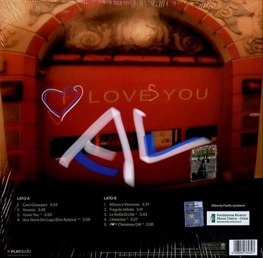 I Love You (180 gr.) (Copia autografata) - Vinile LP di Alberto Fortis - 2