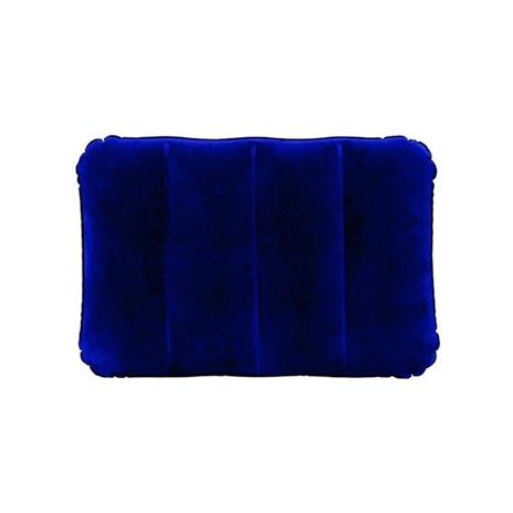 Cuscino Floccato Blu Gonfiabile da Campeggio Camping Cm 43X28X9 Intex 68672 - 86