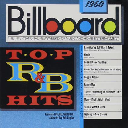 Billboard. Top R&B Hits 1960 - CD Audio