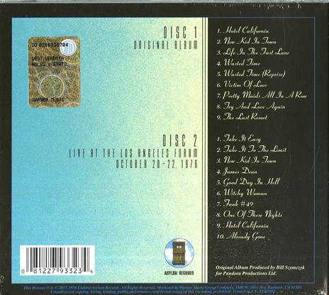 Hotel California (40th Anniversary Expanded Edition) - CD Audio di Eagles - 2