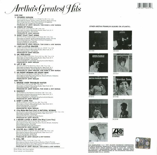 Greatest Hits - Vinile LP di Aretha Franklin - 2