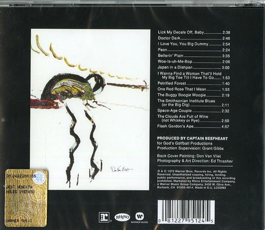 Lick My Decals Off, Baby (Remastered Edition) - CD Audio di Captain Beefheart & the Magic Band - 2