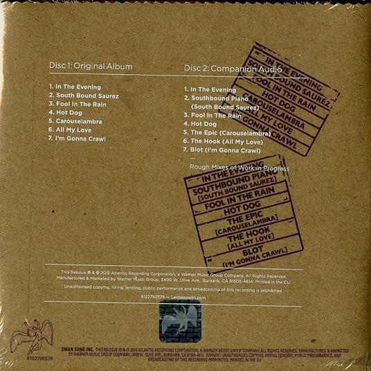 In Through the Out Door (Deluxe Edition) - CD Audio di Led Zeppelin - 2