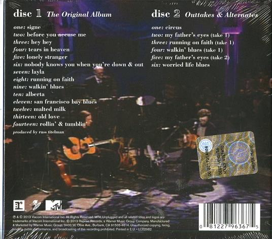 Unplugged (Deluxe Edition) - CD Audio di Eric Clapton - 2