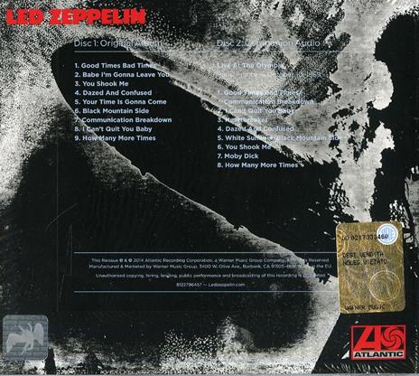 Led Zeppelin I (Deluxe Edition) - CD Audio di Led Zeppelin - 2