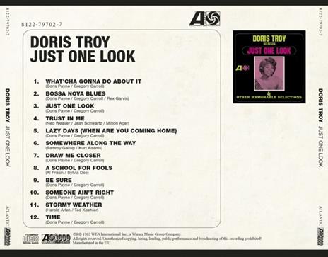 Just One Look (Japan Atlantic) - CD Audio di Doris Troy - 2