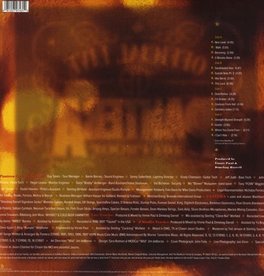The Great Official Live. 101 Proof (180 gr.) - Vinile LP di Pantera - 2