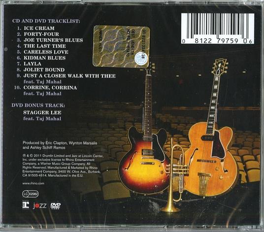 Play the Blues. Live from Jazz at Lincoln Center - CD Audio + DVD di Eric Clapton,Wynton Marsalis - 2