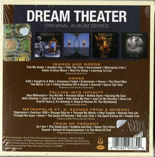 Original Album Series - CD Audio di Dream Theater - 2
