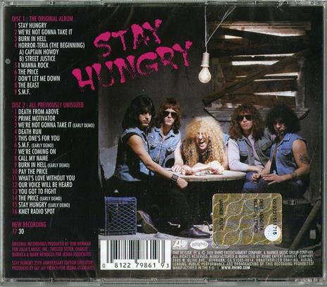 Stay Hungry (25th Anniversary Deluxe Edition) - CD Audio di Twisted Sister - 2