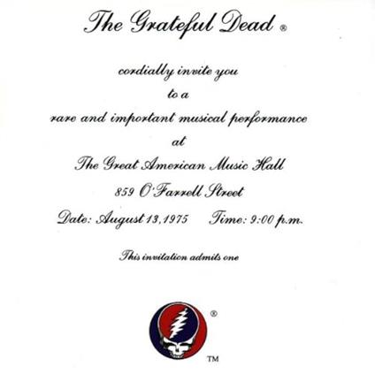 One From The Vault - CD Audio di Grateful Dead