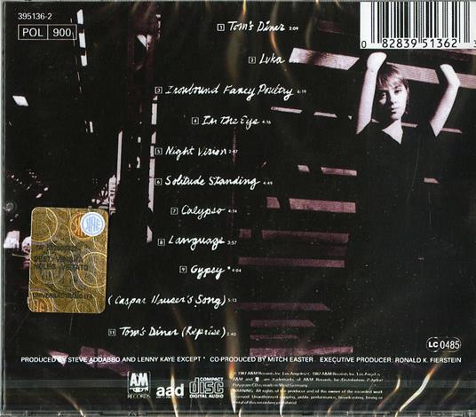 Solitude Standing - CD Audio di Suzanne Vega - 2