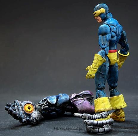 Toy Biz Marvel Legends 10 Action Figure Cyclops Normal New! Nuovo - 5