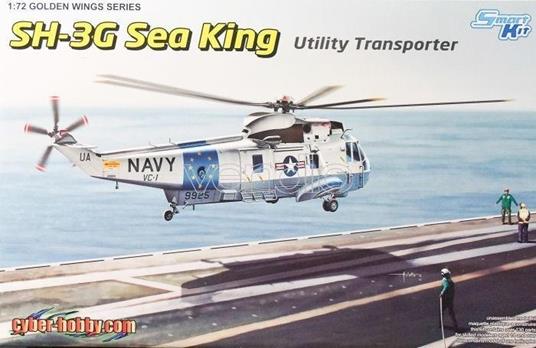 Modellino Dragon 5113 Sh-3G Sea King Usn Utility Transporter Kit Aereo 1:72
