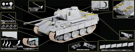 Sd.Kfz.171 Panther Ausf.D W/Zimmerit (2 In 1) Scala 1/35 (DR6945) - 3