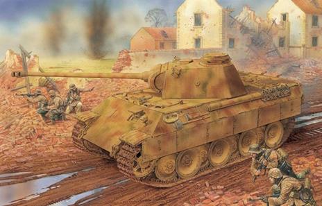 Sd.Kfz.171 Panther Ausf.D W/Zimmerit (2 In 1) Scala 1/35 (DR6945) - 4