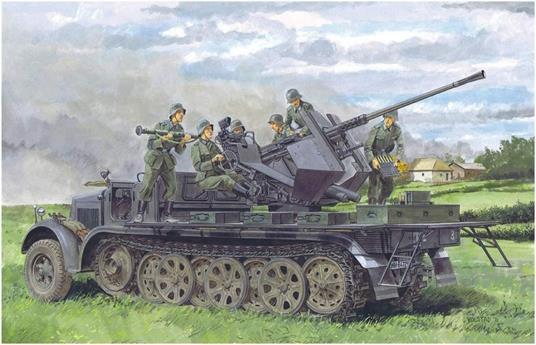 Sd.Kfz.7/2 3.7cm Flak 37 W/Armor Cab Or Sd.Kfz.7/2 3.7cm Flak 36 Scala 1/35 (DR6953) - 2