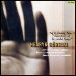Sinfonia n.3 - CD Audio di Henryk Mikolaj Gorecki,Atlanta Symphony Orchestra,Donald Runnicles,Christine Brewer