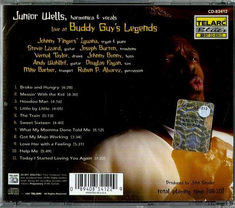 Live at Buddy Guy's Legends - CD Audio di Junior Wells - 2
