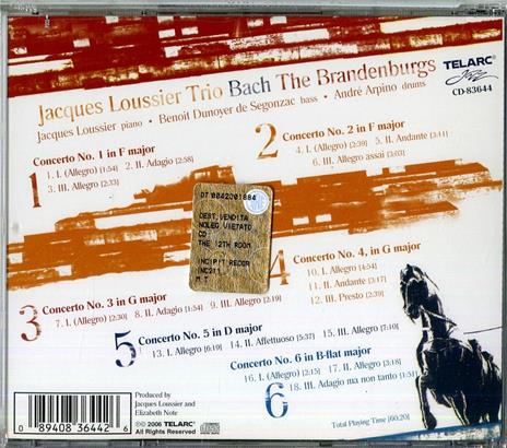 Bach. The Brandenburgs - CD Audio di Jacques Loussier - 2