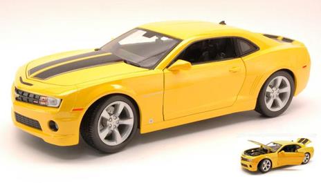 Chevrolet Camaro Ss Rs 2010 Yellow / Black Stripes 1:18 Model Balmi31173