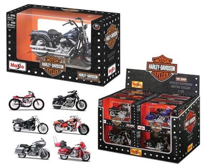 Modellino Moto. #1 Motor Harley. Davidson Cycles. Official Licensed. Descrizione In Foto