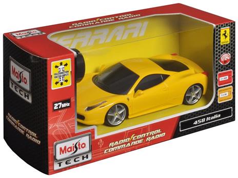 Maisto. Tech. Street Series. Ferrari 458 Italia con Radiocomando 1.24