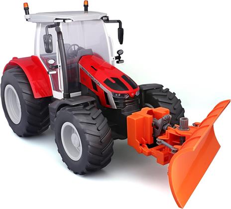 Maisto: Tech - Rc Trattore Massey Ferguson Con Spala Neve 2.4 Ghz - 5