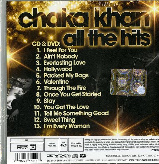All the Hits - CD Audio + DVD di Chaka Khan - 2