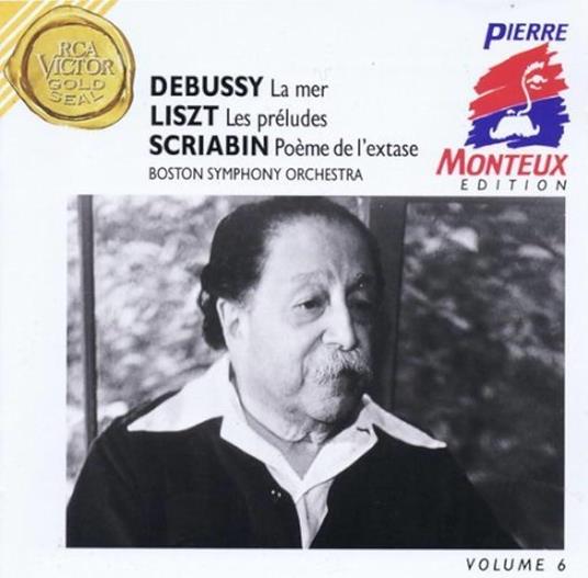 La Mer, Les Preludes, Poeme De - CD Audio di Pierre Monteux