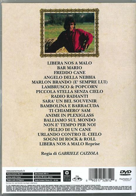 Ligabue. Lambrusco, Coltelli, Rose & Popcorn (DVD) - DVD di Ligabue - 2