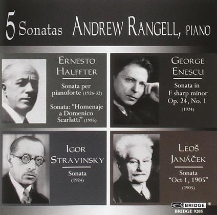 5 Sonatas - CD Audio di Andrew Rangell