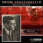 Sonate per pianoforte n.1, n.2 - Aforismi - CD Audio di Dmitri Shostakovich
