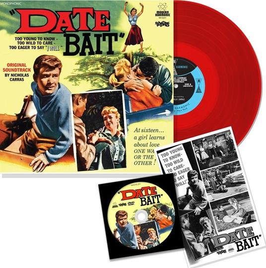 Date Bait (Red Coloured Vinyl) (Colonna Sonora) - Vinile LP + DVD di Nicholas Carras - 2