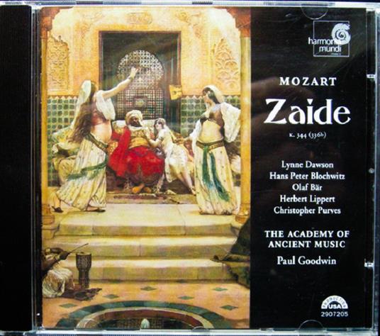 Mozart: Zaide / Goodwin, Academy Of Ancient Music, Dawson, Bar, Blochwitz - CD - CD Audio
