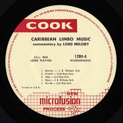 Lord Melody - Caribbean Limbo Music - CD Audio