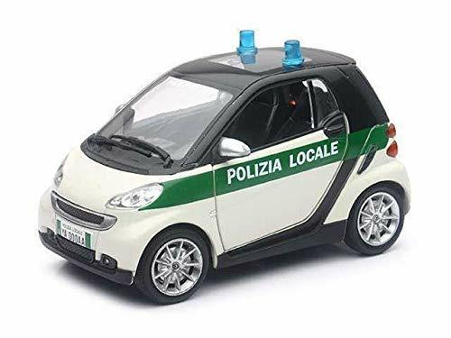 New Ray Auto 1:24 Smart Fortwo Polizia Locale