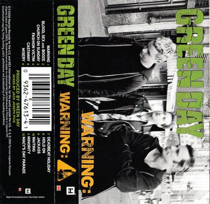 Warning: (Musicassetta) - Musicassetta di Green Day