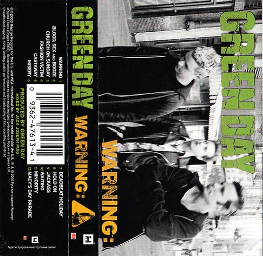 Warning: (Musicassetta) - Musicassetta di Green Day