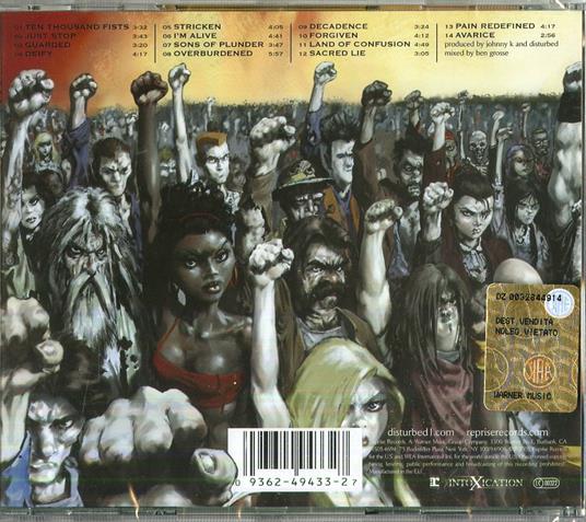 Ten Thousand Fists - CD Audio di Disturbed - 2