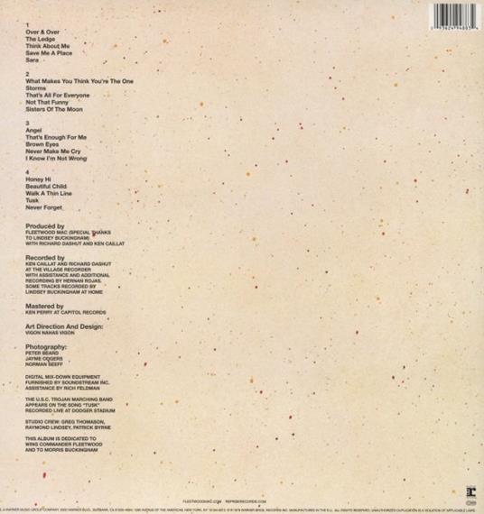Tusk (180 gr.) - Vinile LP di Fleetwood Mac - 2