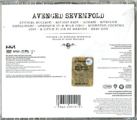 Avenged Sevenfold - CD Audio + MVI DVD di Avenged Sevenfold - 2
