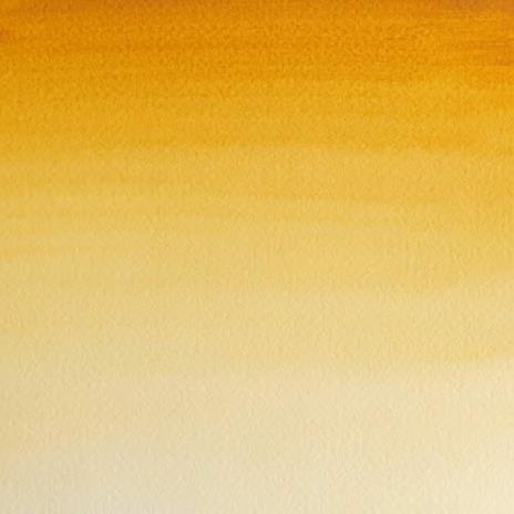 Winsor and Newton Artists Watercolour Raw Sienna (1) Half Pan - 2
